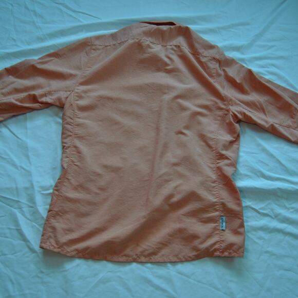 Turneffe Flats Simms Cor 3 Long Sleeve Button Down Orange - Picture 5 of 12